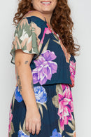 Vestido plus size longo ciganinha