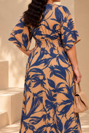 Vestido plus size longo elegante