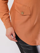 Camisa Parka tamanhos grandes plus size feminina manga longa