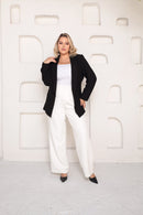 Blazer Feminino Plus Chic Preto