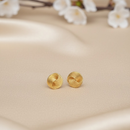 Brinco Dourado Nó Torcido – Clássico e Sofisticado