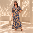 Vestido plus size longo elegante