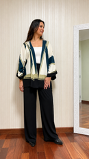 Cardigan/ Kimono Feminino Folha