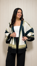 Cardigan/ Kimono Feminino Folha