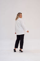 Blazer Feminino Plus Size Chic Off