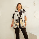 Camisa plus size feminina branca