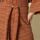 Kimono Alongado em Malha de Tricô com Cinto – Plus Size