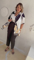 Camisa plus size feminina branca